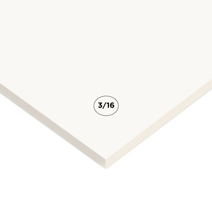 3/16" White Acid Free Foam Board, 25 Pack