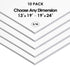 3/16" White Foam Board Custom Cut 10 Packs