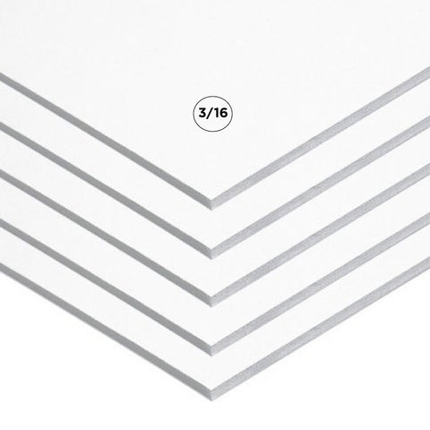 3/16" White Foam Board Multi Packs