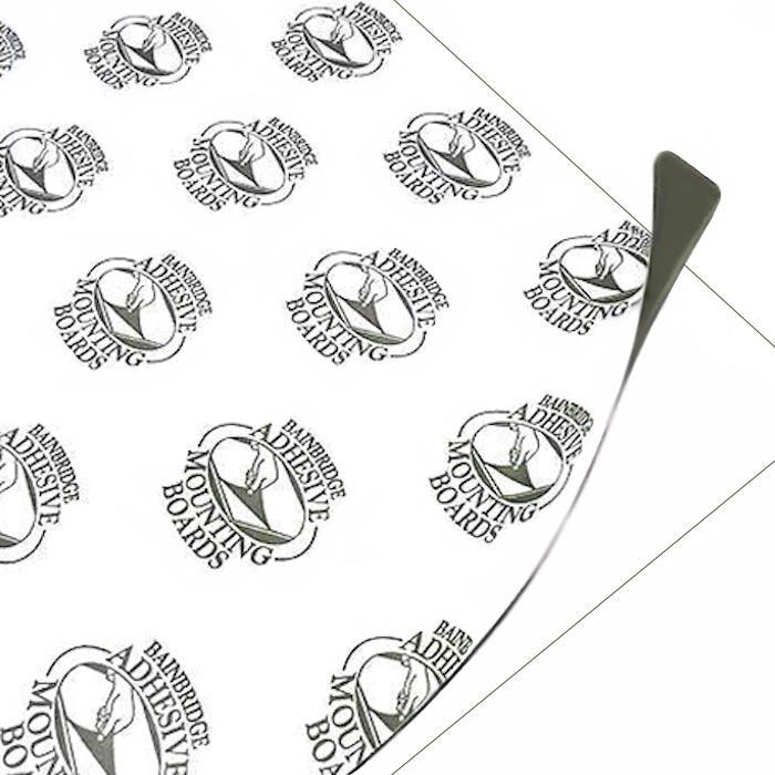 24" x 36" x 3/16" Gilman White Self Adhesive Foamcore Board, 25 Pack