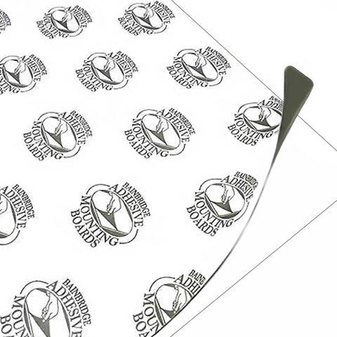 24" x 36" x 3/16" Gilman White Self Adhesive Foamcore Board, 25 Pack