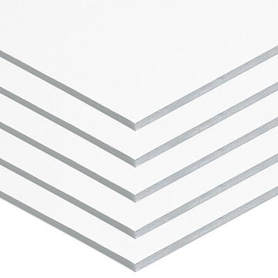 White Foamcore  Board Custom Cut Sizes