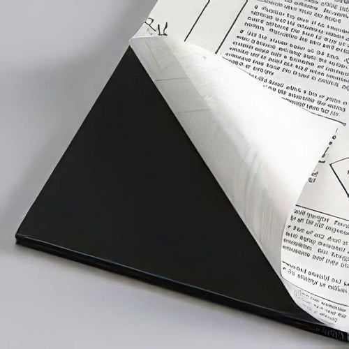 Gilman Black Self-Adhesive Foam Board – 32" x 40" x 3/16" – 25-Pack Case