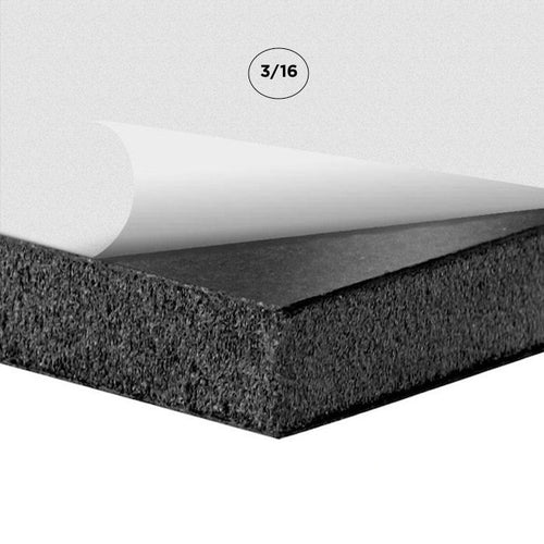 Black Self-Adhesive Foam Board – 3/16" Thick – Custom Cut Multi-Packs