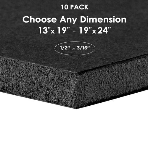 Black Gatorfoam Gatorboard – 10-Pack