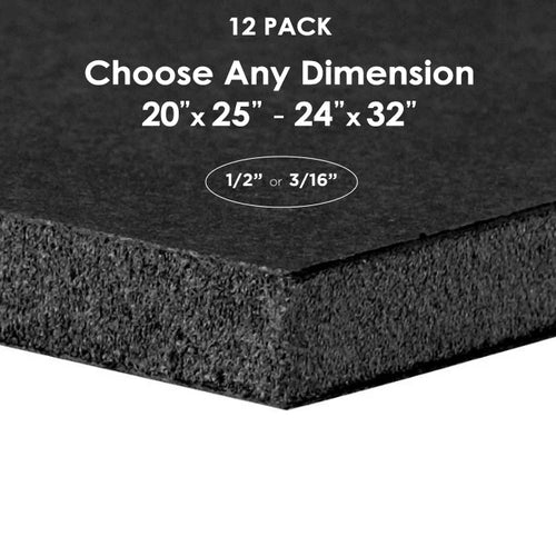 Black Gatorfoam Gatorboard – 12-Pack