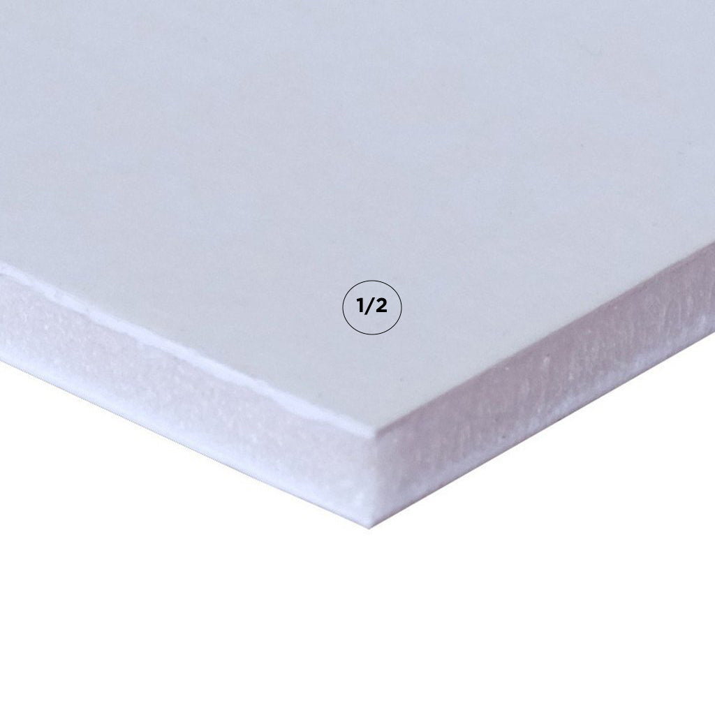 White Gatorfoam Cut Sizes 1/2 inch Multi-Packs