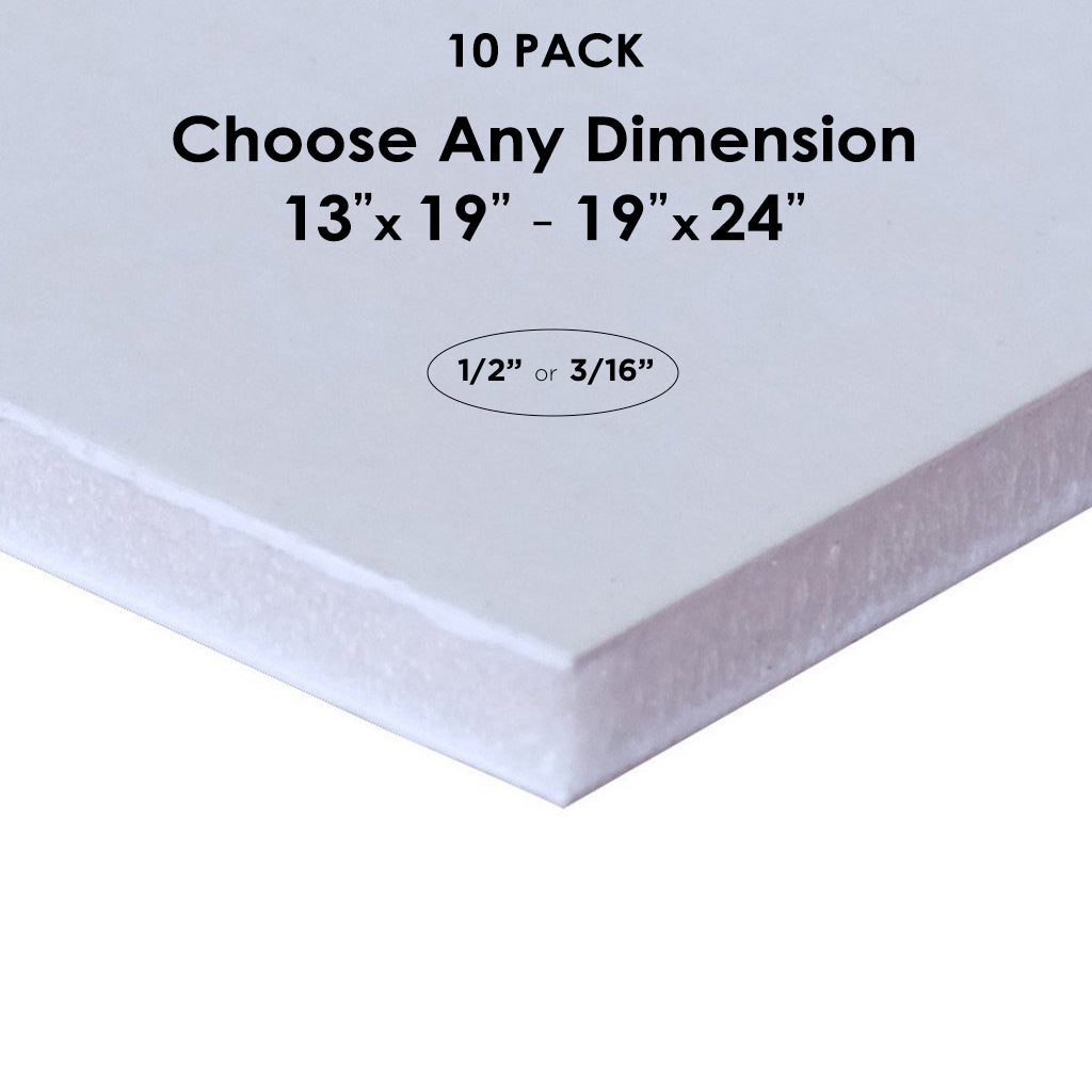 White Gatorfoam Gatorboard – 10-Pack