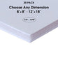 White Gator Board Custom Cut 20 Packs