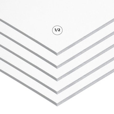 1/2" White Foam Board Multi Packs